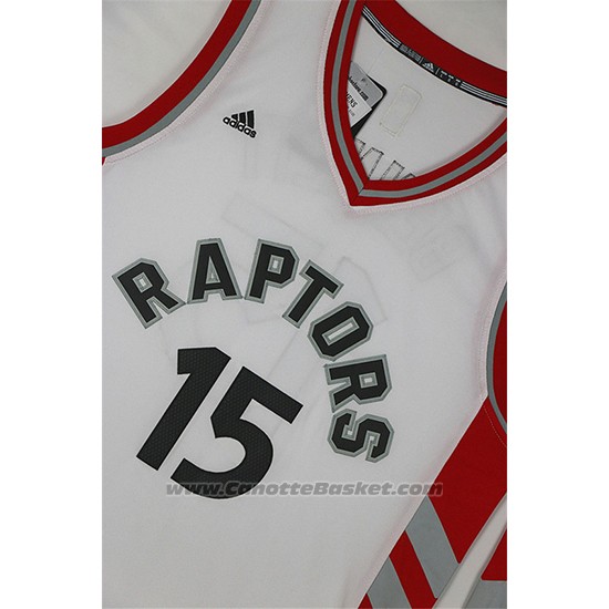Maglia Toronto Raptors Anthony Bennett #15 Bianco